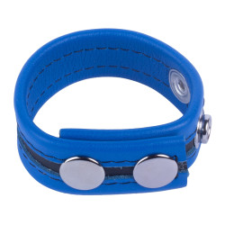 The Red Cockring en cuir Tippy Bleu
